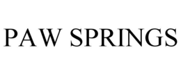 PAW SPRINGS trademark