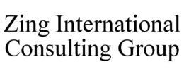 ZING INTERNATIONAL CONSULTING GROUP trademark