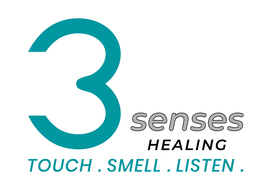 3 SENSES HEALING TOUCH. SMELL. LISTEN. trademark