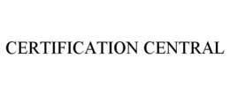 CERTIFICATION CENTRAL trademark