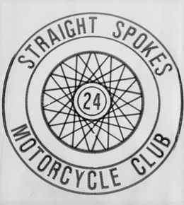 STRAIGHT SPOKES 24 MOTORCYCLE CLUB trademark