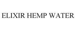 ELIXIR HEMP WATER trademark
