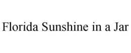 FLORIDA SUNSHINE IN A JAR trademark