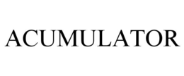 ACUMULATOR trademark