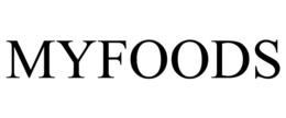 MYFOODS trademark