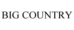 BIG COUNTRY trademark