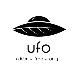 UFO UDDER · FREE · ONLY trademark