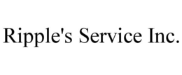 RIPPLE'S SERVICE INC. trademark