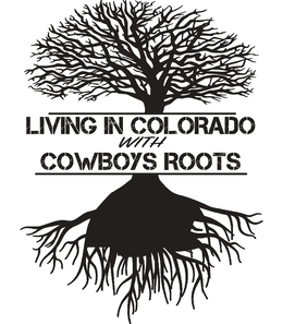 LIVING IN COLORADO WITH COWBOYS ROOTS trademark