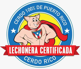 CERDO RICO CERDO 100% DE PUERTO RICO LECHONERA CERTIFICADA trademark