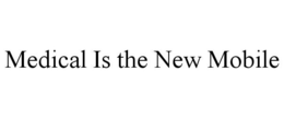 MEDICAL IS THE NEW MOBILE trademark