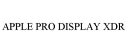 APPLE PRO DISPLAY XDR trademark