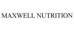MAXWELL NUTRITION trademark