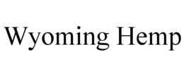 WYOMING HEMP trademark