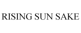 RISING SUN SAKE trademark