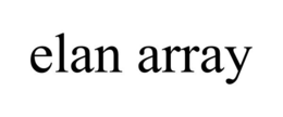 ELAN ARRAY trademark