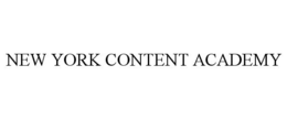 NEW YORK CONTENT ACADEMY trademark