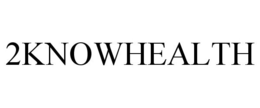 2KNOWHEALTH trademark