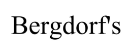 BERGDORF'S trademark