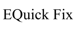 EQUICK FIX trademark