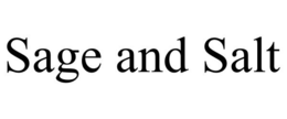 SAGE AND SALT trademark