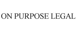 ON PURPOSE LEGAL trademark