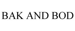 BAK AND BOD trademark