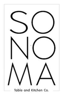 SONOMA TABLE AND KITCHEN CO. trademark