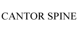 CANTOR SPINE trademark