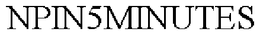 NPIN5MINUTES trademark