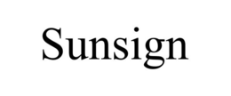 SUNSIGN trademark
