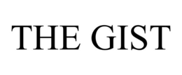 THE GIST trademark