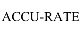 ACCU-RATE trademark