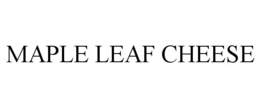 MAPLE LEAF CHEESE trademark