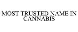 MOST TRUSTED NAME IN CANNABIS trademark