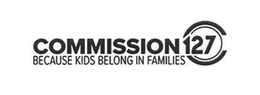 COMMISSION 127 BECAUSE KIDS BELONG IN FAMILIES trademark