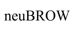 NEUBROW trademark