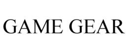GAME GEAR trademark