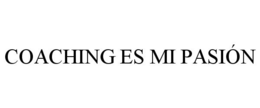 COACHING ES MI PASIÓN trademark