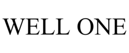 WELL ONE trademark