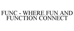 FUNC - WHERE FUN AND FUNCTION CONNECT trademark