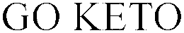 GO KETO trademark
