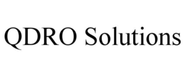 QDRO SOLUTIONS trademark