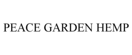 PEACE GARDEN HEMP trademark