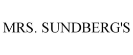 MRS. SUNDBERG'S trademark