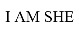 I AM SHE trademark