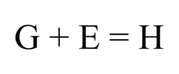 G + E = H trademark