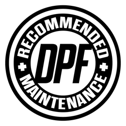 RECOMMENDED DPF MAINTENANCE trademark