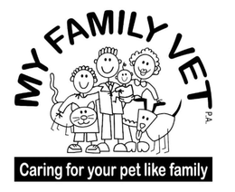 MY FAMILY VET P.A. CARING FOR YOUR PET LIKE FAMILY trademark