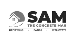 SAM THE CONCRETE MAN EST. 1989 DRIVEWAYS · PATIOS · WALKWAYS trademark
